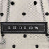 ラドロー LUDLOW FLCK TULL PVC チュール×PVC ドット トートバッグ レディース